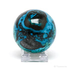 Chrysocolla with Malachite Polished Sphere from the Democratic Republic of the Congo | Venusrox