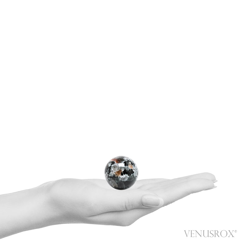 Grey Moonstone & Sunstone Polished Sphere from Russia | Venusrox