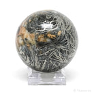 'Feather' Pyrite (Pyrite after Pyrrhotite Pseudomorph) Sphere from the Pfaffenberg Mine, Neudorf, Harzgerode, Harz, Saxony-Anhalt, Germany | Venusrox