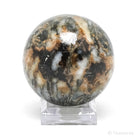 'Feather' Pyrite (Pyrite after Pyrrhotite Pseudomorph) Sphere from the Pfaffenberg Mine, Neudorf, Harzgerode, Harz, Saxony-Anhalt, Germany | Venusrox