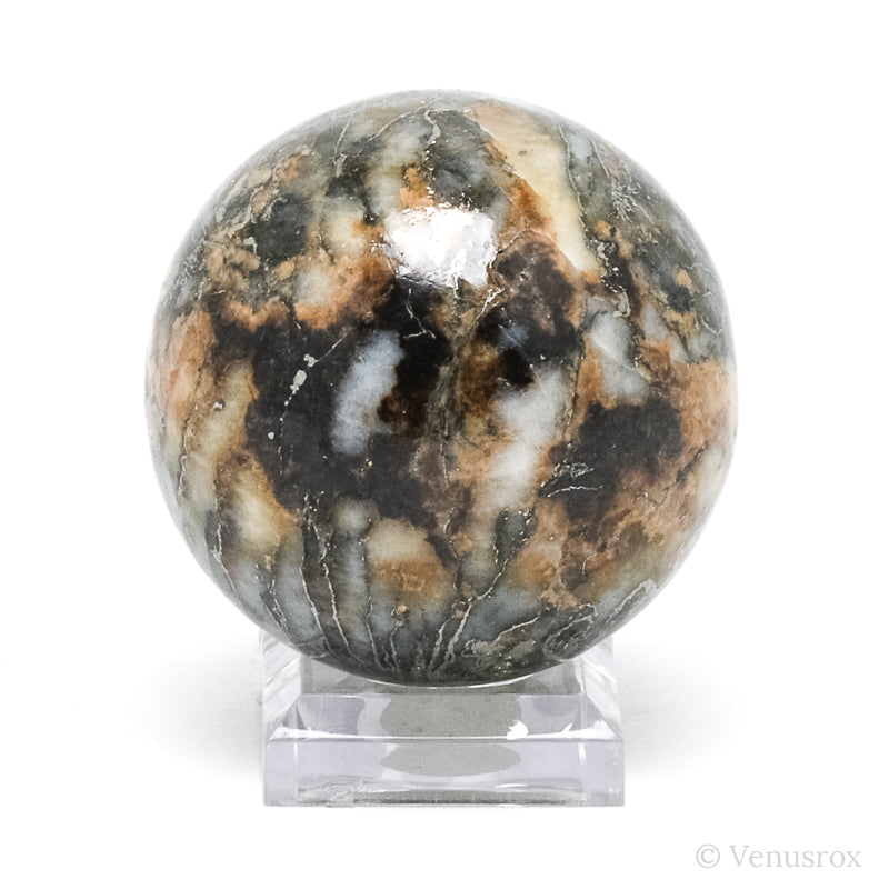 'Feather' Pyrite (Pyrite after Pyrrhotite Pseudomorph) Sphere from the Pfaffenberg Mine, Neudorf, Harzgerode, Harz, Saxony-Anhalt, Germany | Venusrox