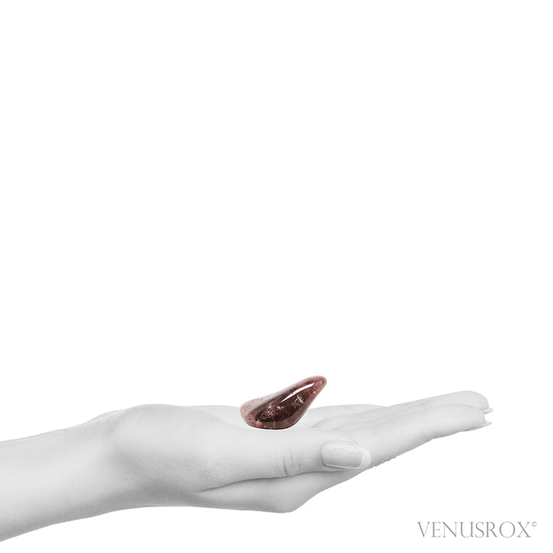 Strawberry Quartz Polished Crystal from Tanzania | Venusrox