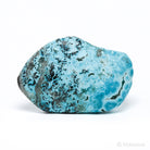 Chrysocolla in Quartz Polished Crystal from the Democratic Republic of the Congo | Venusrox