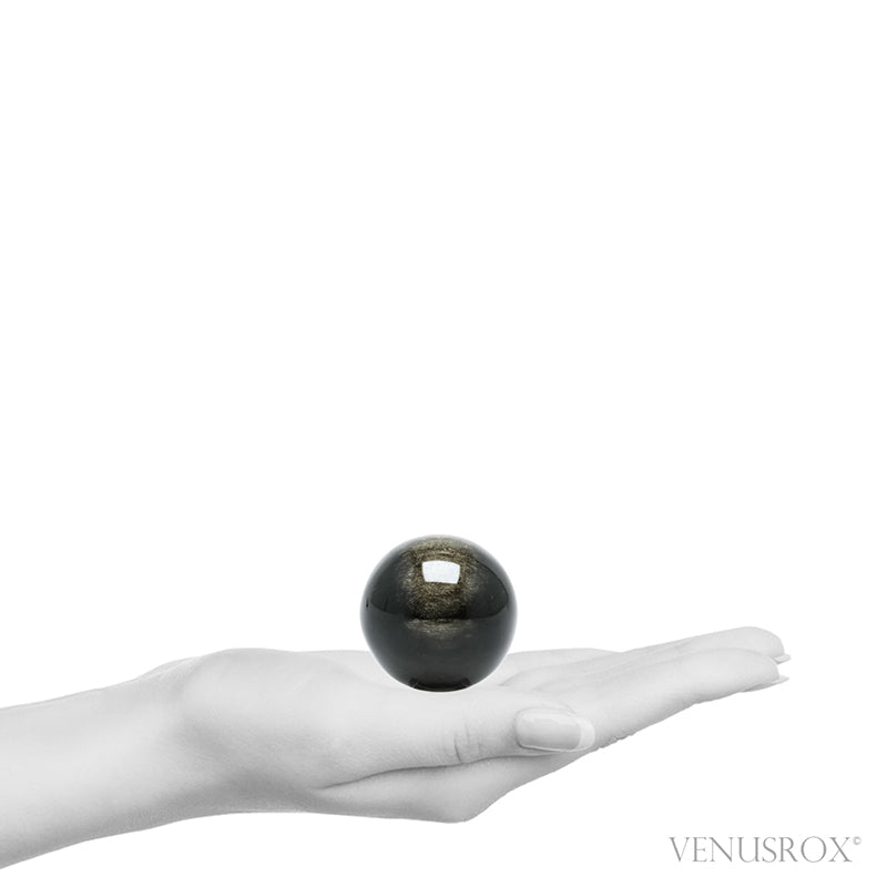 Gold Sheen Obsidian Polished Sphere from Mexico | Venusrox