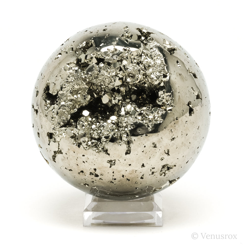 Pyrite Geode Sphere from Peru | Venusrox