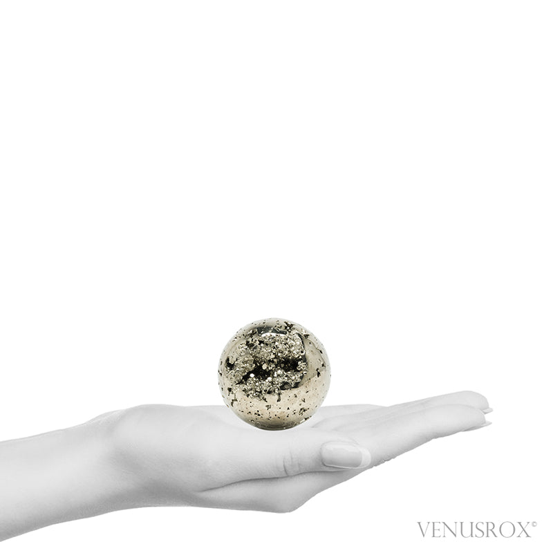 Pyrite Geode Sphere from Peru | Venusrox