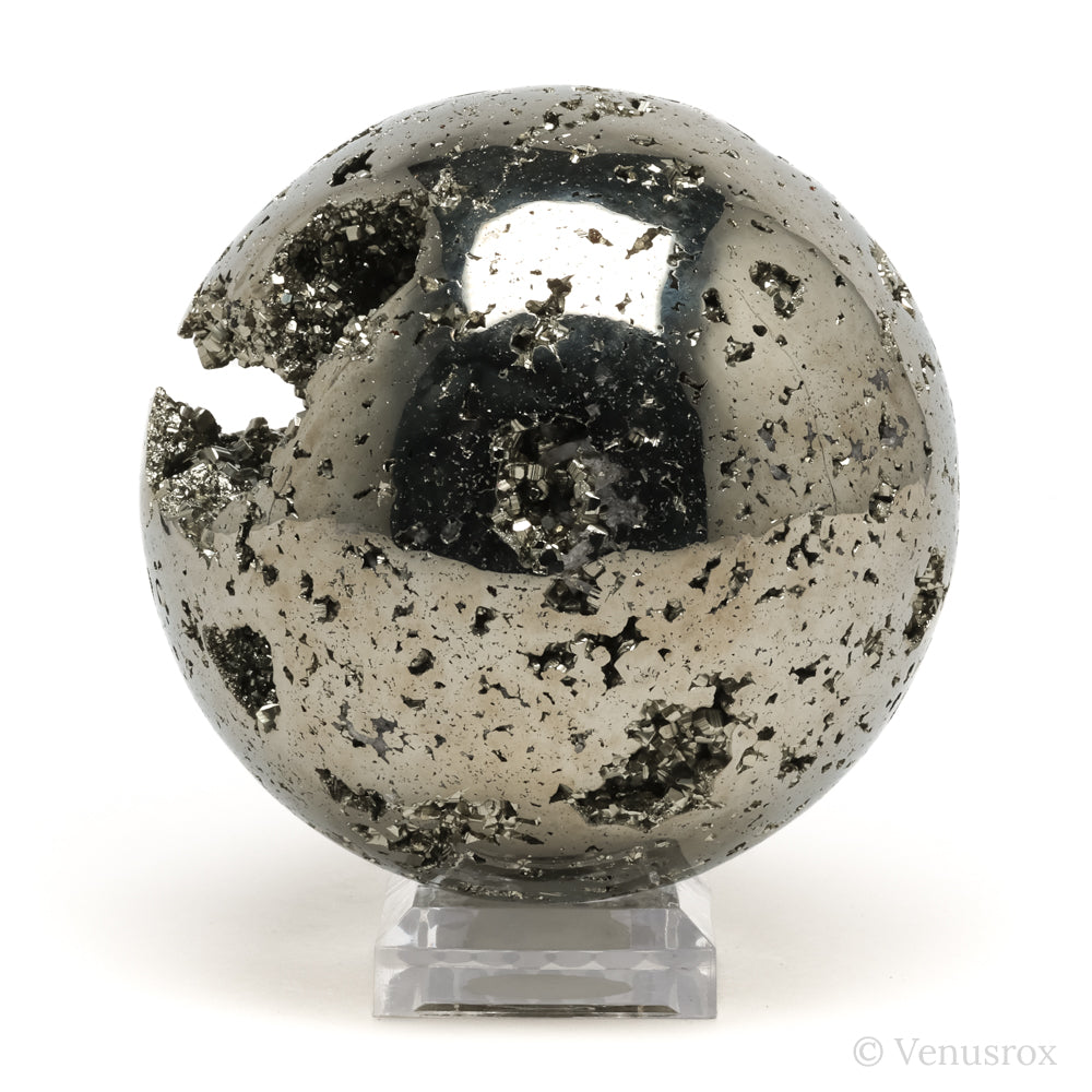 Pyrite Geode Sphere from Peru | Venusrox