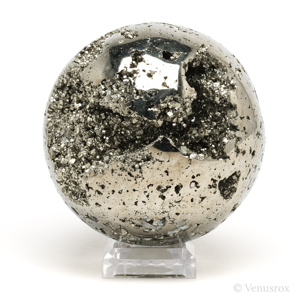Pyrite Geode Sphere from Peru | Venusrox