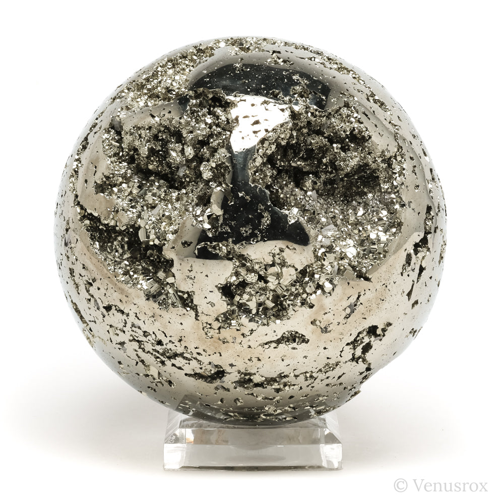 Pyrite Geode Sphere from Peru | Venusrox