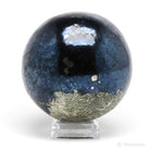 Covellite with Pyrite Polished Sphere from Peru | Venusrox