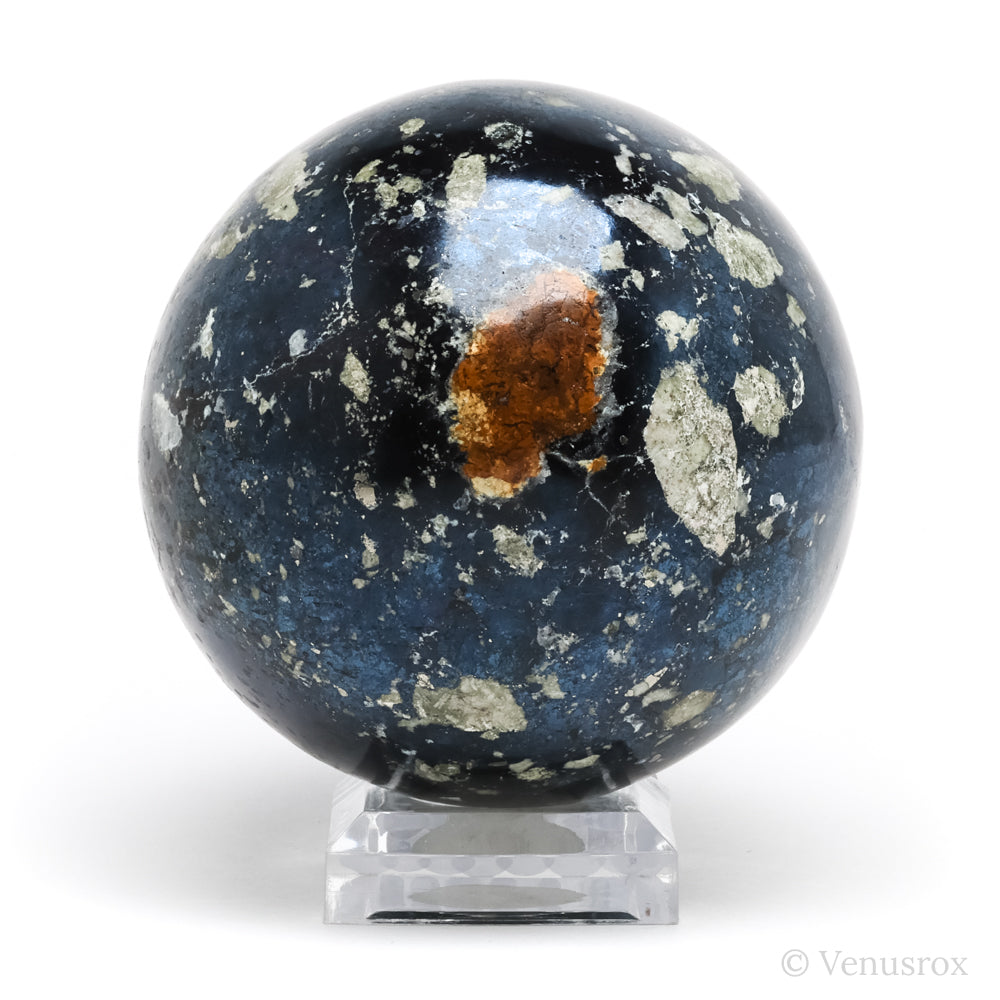 Covellite Polished Sphere from Peru | Venusrox