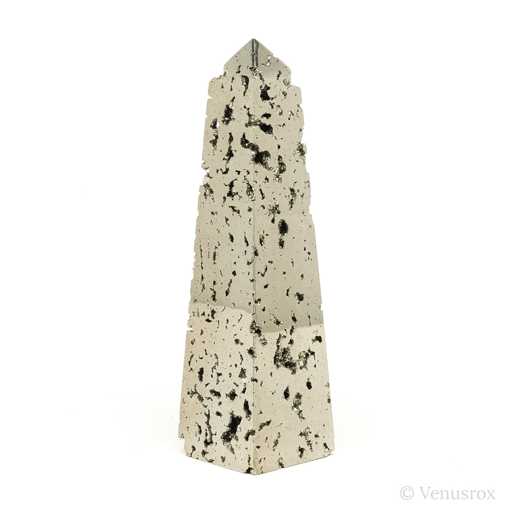 Pyrite Polished/Natural Geode Point from Peru | Venusrox