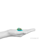 Blue Andean Opal Natural Crystal from the Acari Mine, Caraveli Province, Arequipa Department, Peru | Venusrox