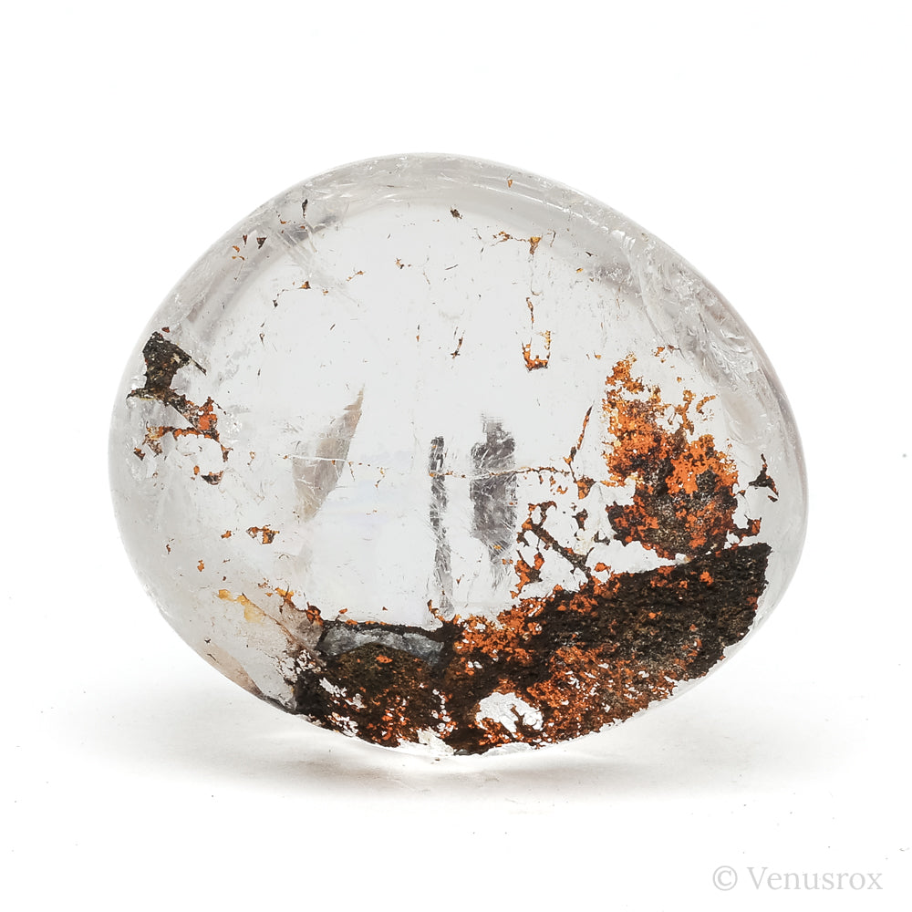 Clear Quartz with Iron Inclusions Part Polished/Part Natural from Brazil | Venusrox