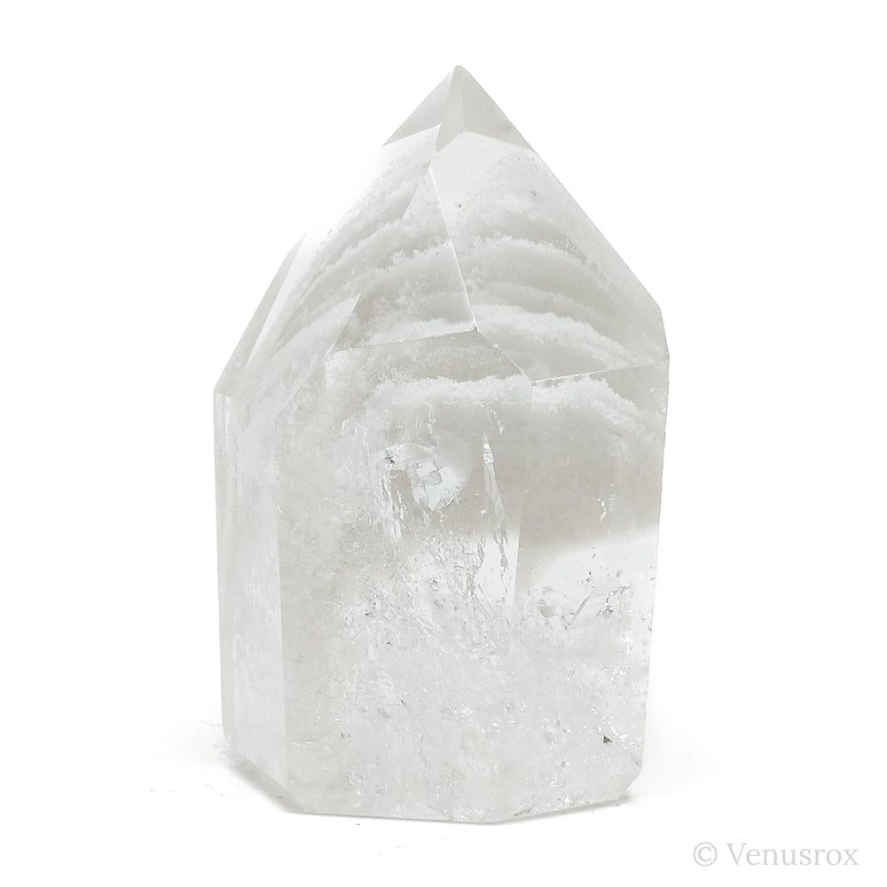 Phantom Quartz Polished Point from Minas Gerais, Brazil | Venusrox