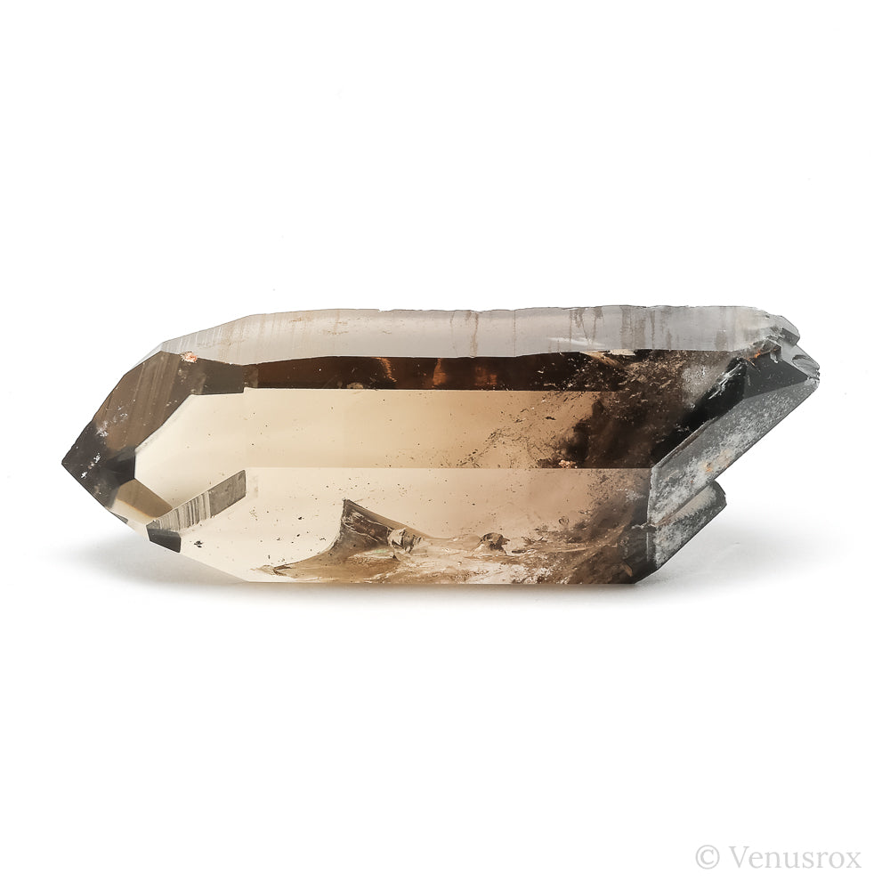 Smoky Phantom Lemurian Polished/Natural Double Terminated Point from Brazil | Venusrox
