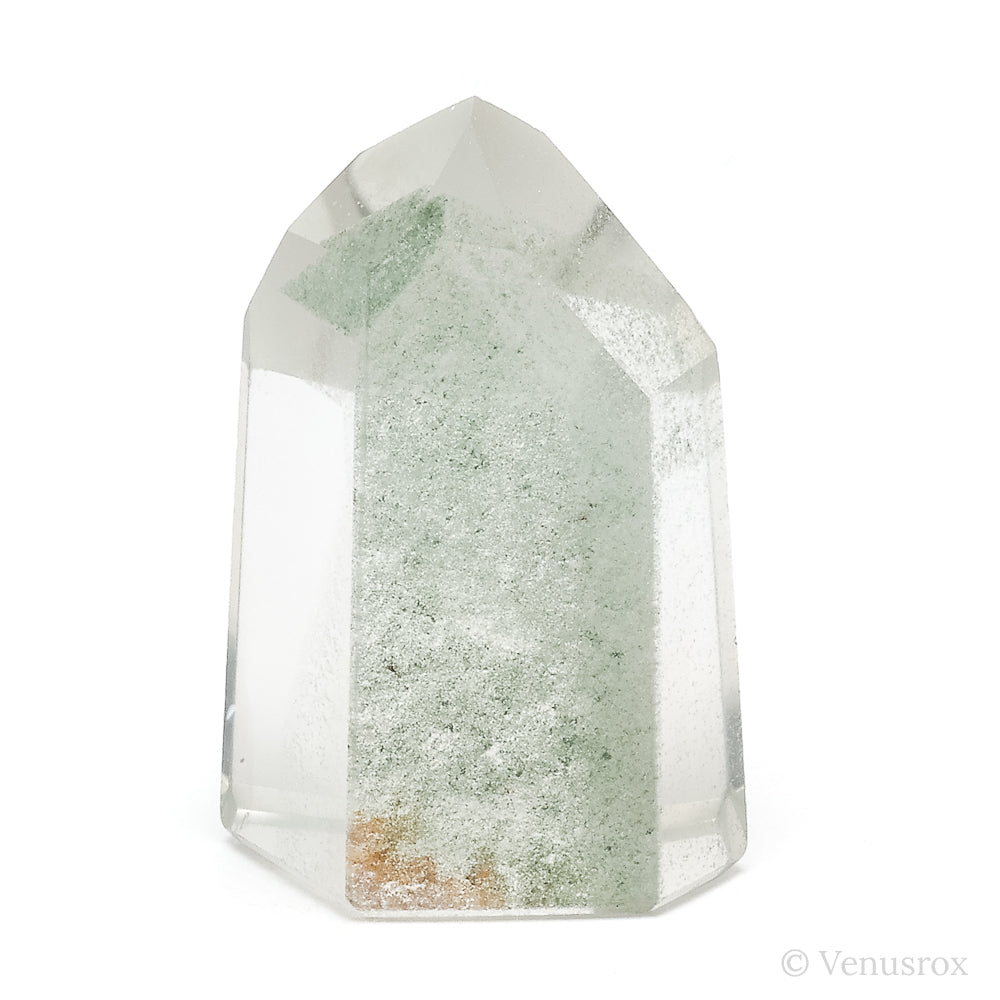 Chlorite Phantom Quartz Polished Point from Brazil | Venusrox