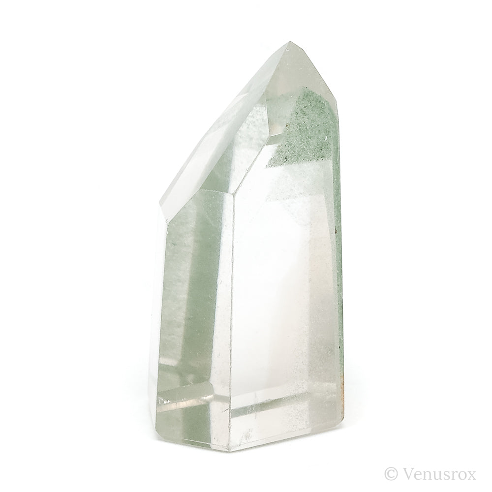 Chlorite Phantom Quartz Polished Point from Brazil | Venusrox