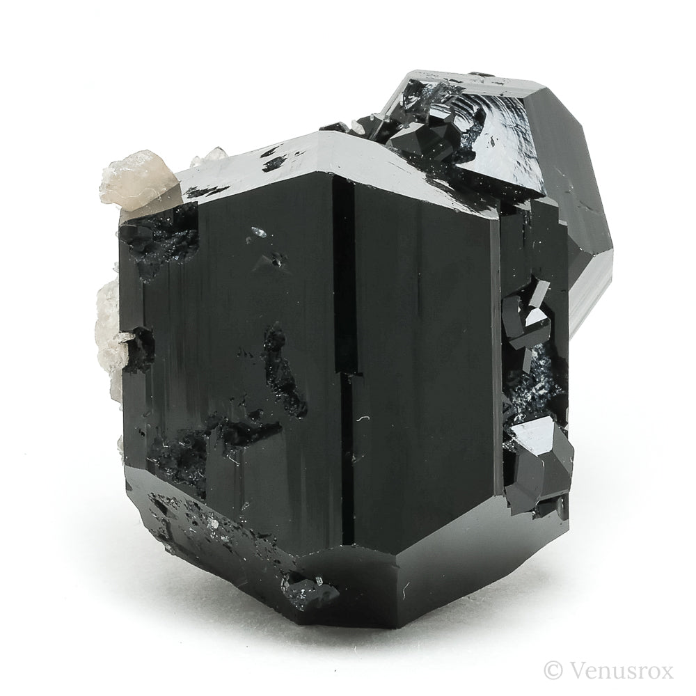 Black Tourmaline with Smoky Quartz Natural Cluster from Rondekop, Erongo Mountains, Karibib District, Erongo Region, Namibia | Venusrox