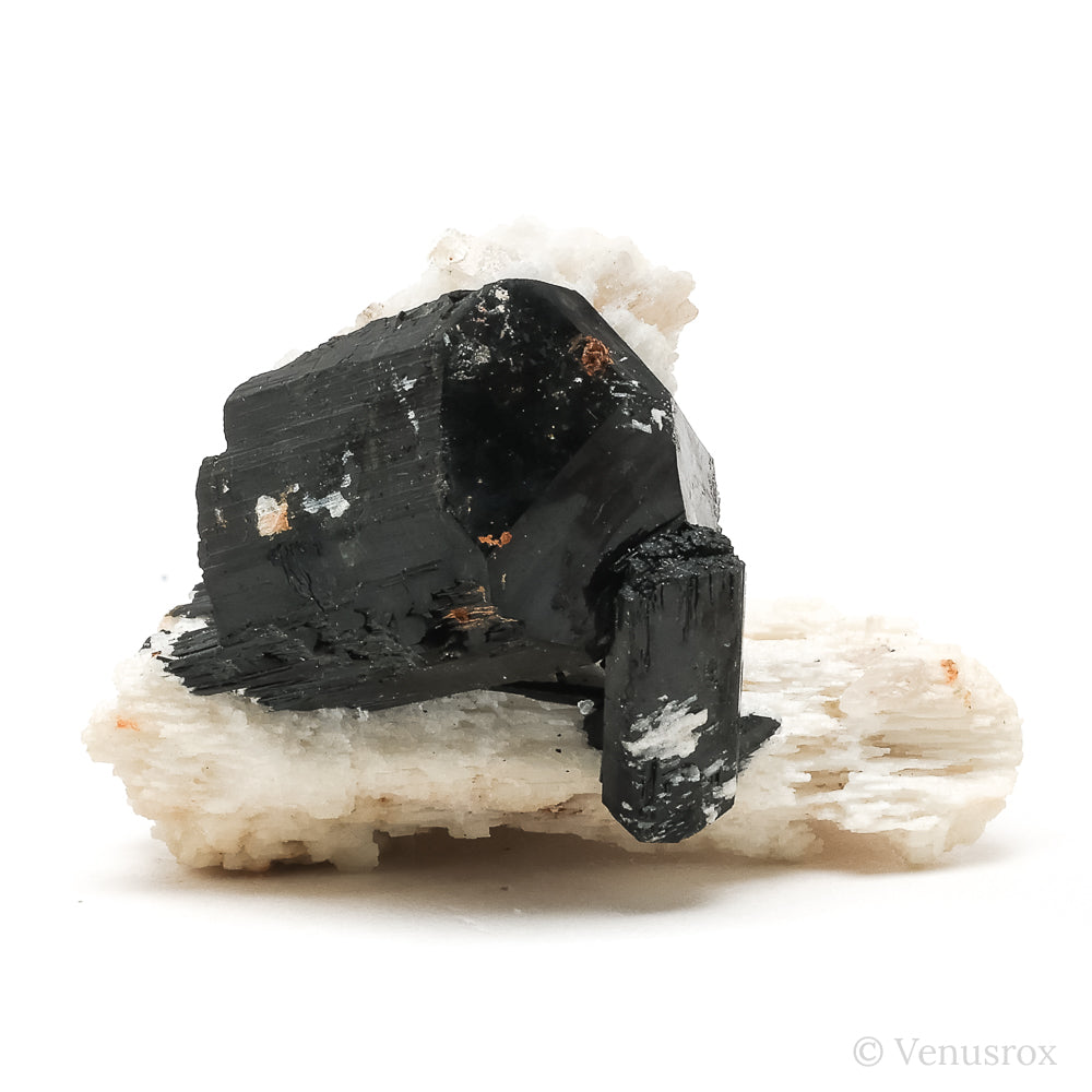 Black Tourmaline with Feldspar Natural Cluster from the Erongo Mountains, Namibia | Venusrox