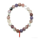 Lepidolite with Pink Tourmaline Bead Bracelet from Brazil | Venusrox