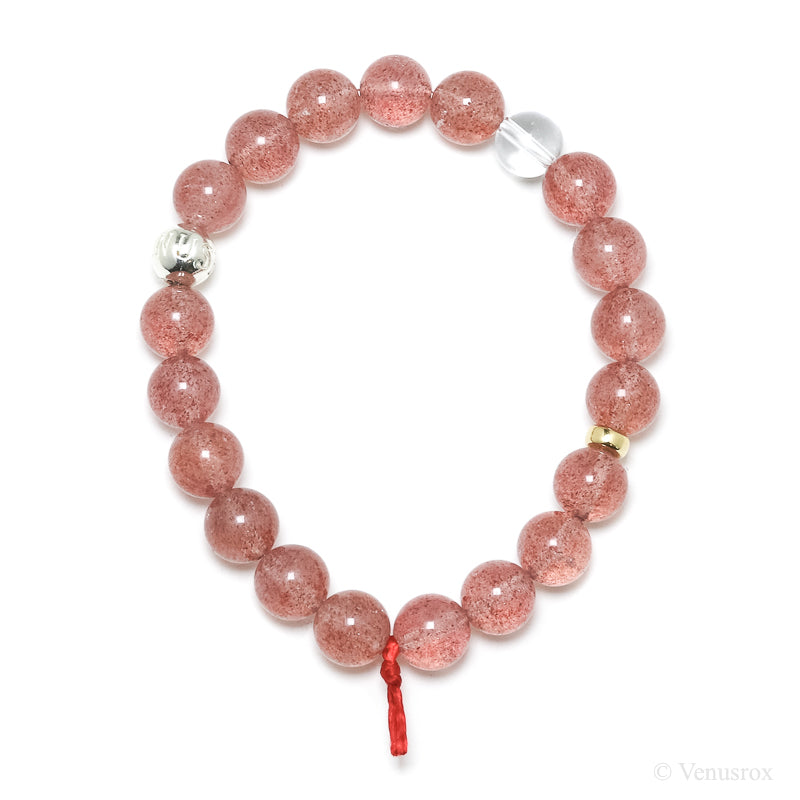 Strawberry Quartz Bracelet from Tanzania | Venusrox