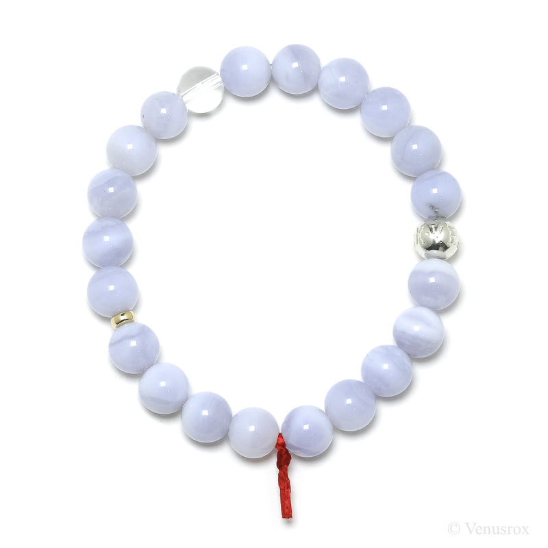 Blue Lace Agate Bracelet from Malawi | Venusrox
