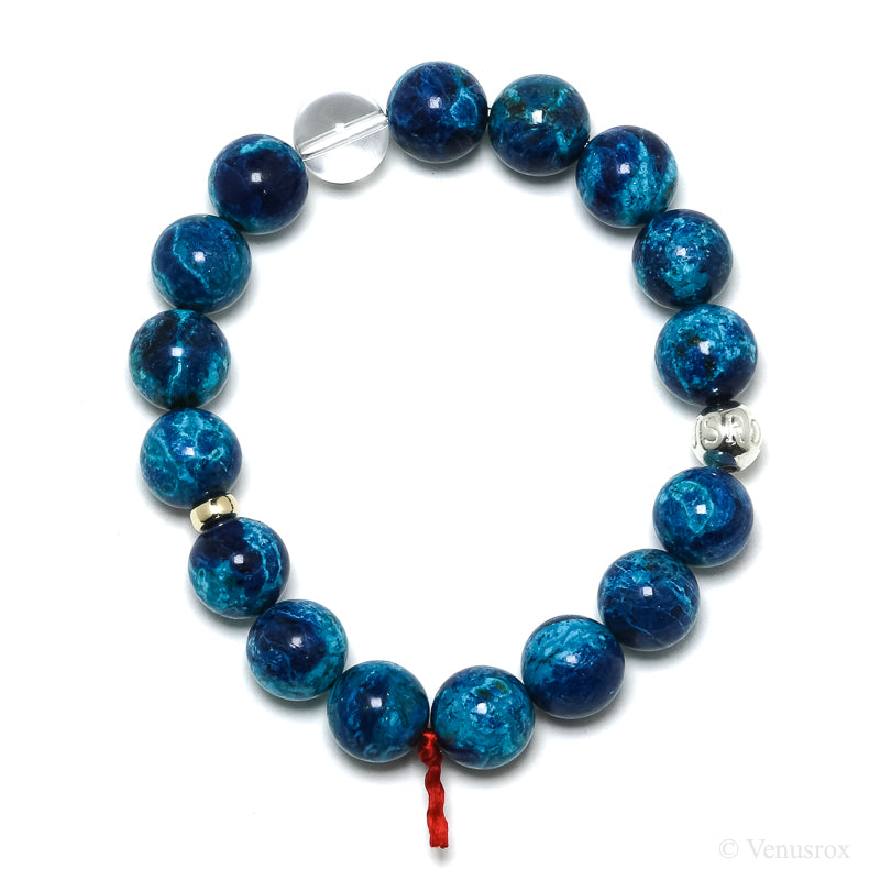 Chrysocolla with Shattuckite Bracelet from Peru | Venusrox