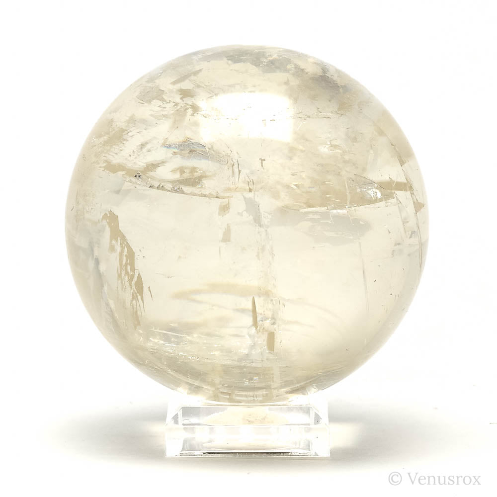 Honey Calcite Polished Sphere from China | Venusrox