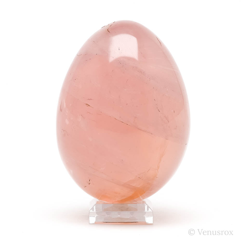 Star Rose Quartz Polished Egg from Madagascar | Venusrox