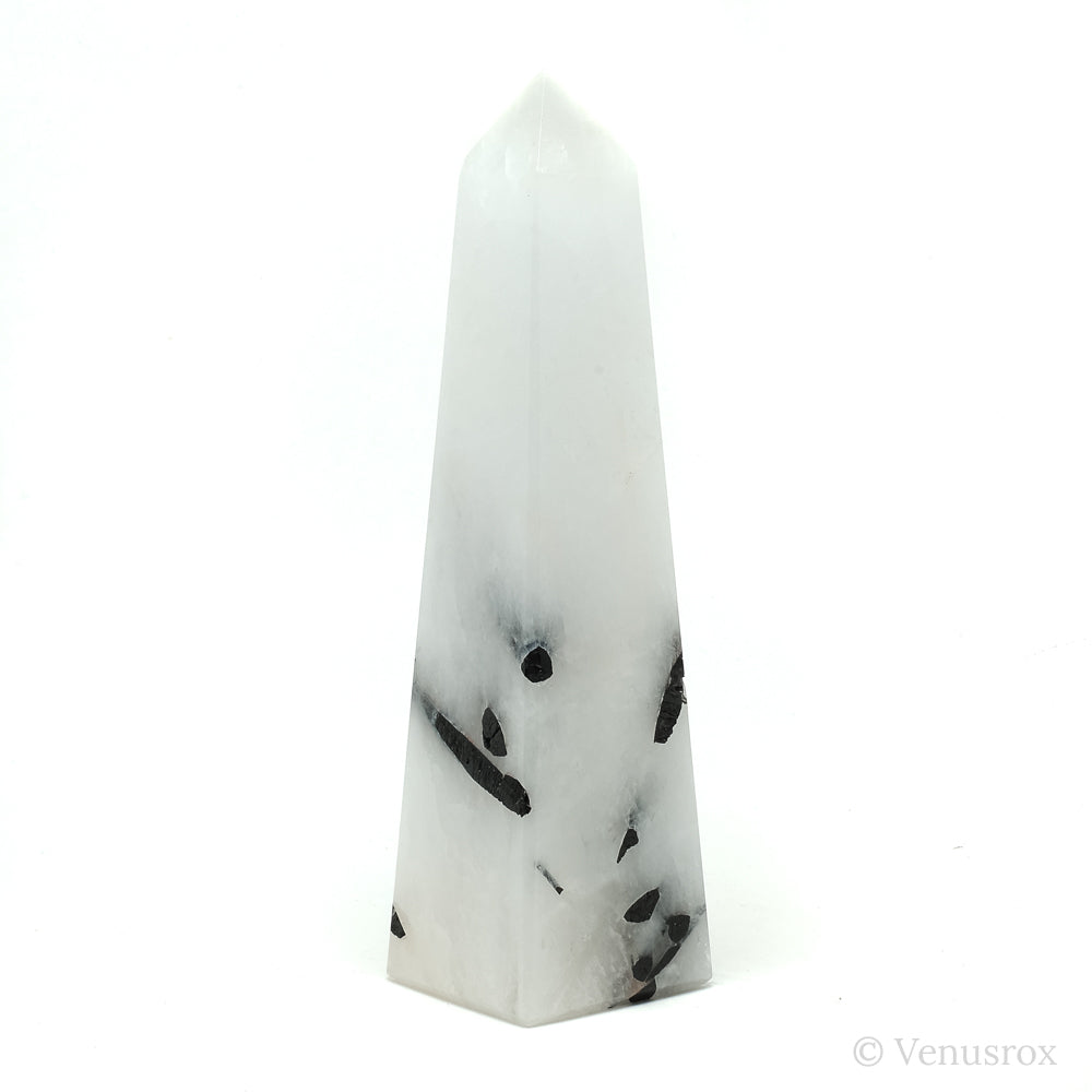 Tourmalinated Quartz Polished Point from Brazil | Venusrox