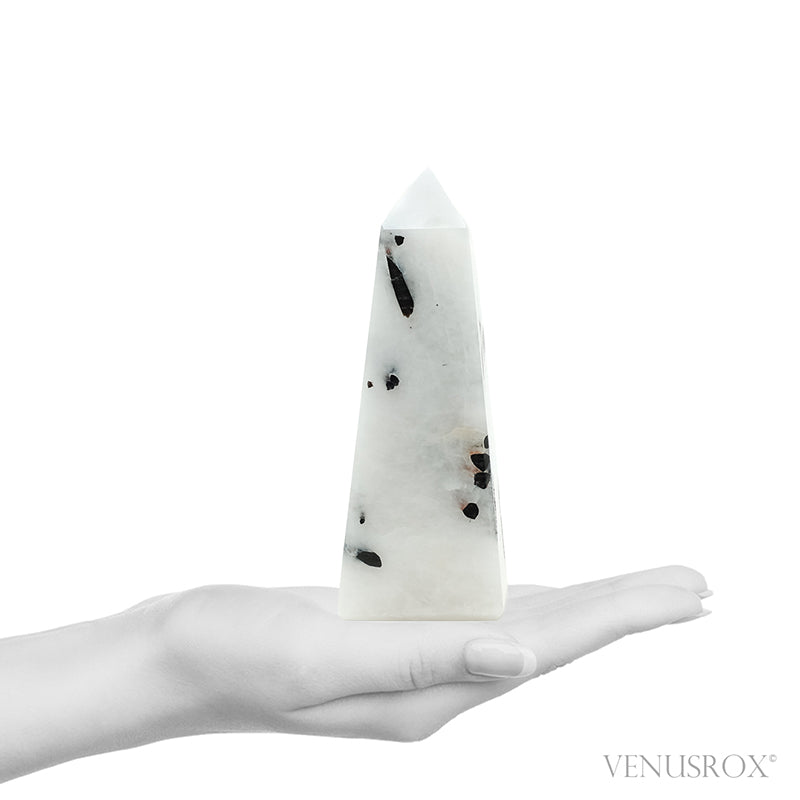 Tourmalinated Quartz Polished Point from Brazil | Venusrox