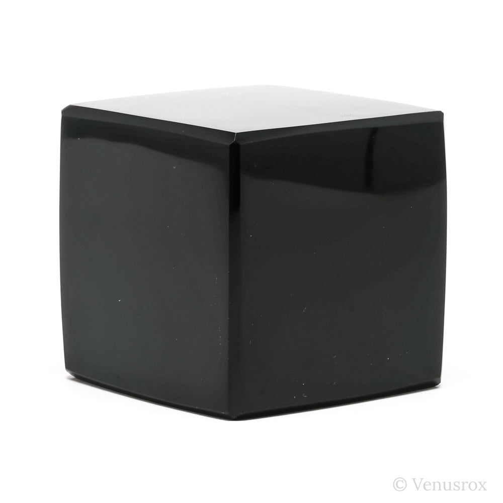 Black Obsidian Polished Cube from Mexico | Venusrox