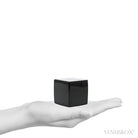 Black Obsidian Polished Cube from Mexico | Venusrox