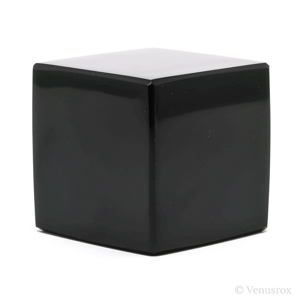 Black Obsidian Polished Cube from Mexico | Venusrox