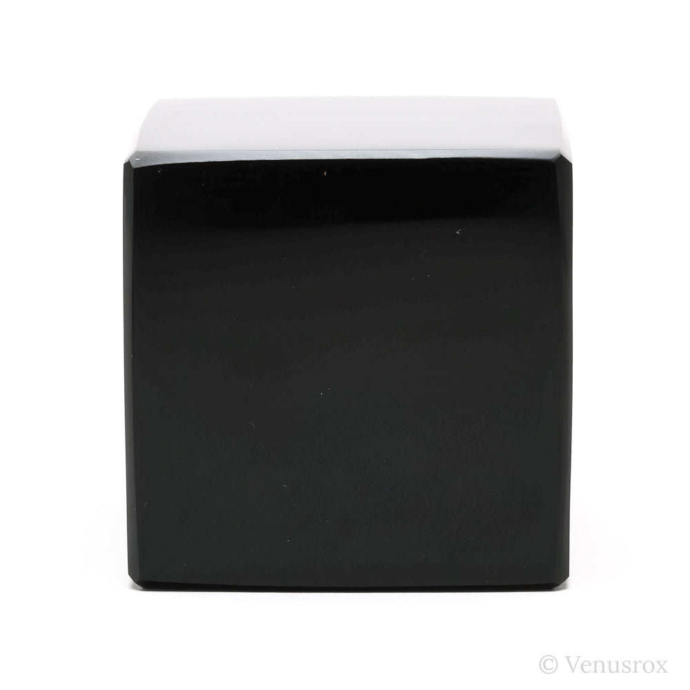 Black Obsidian Polished Cube from Mexico | Venusrox