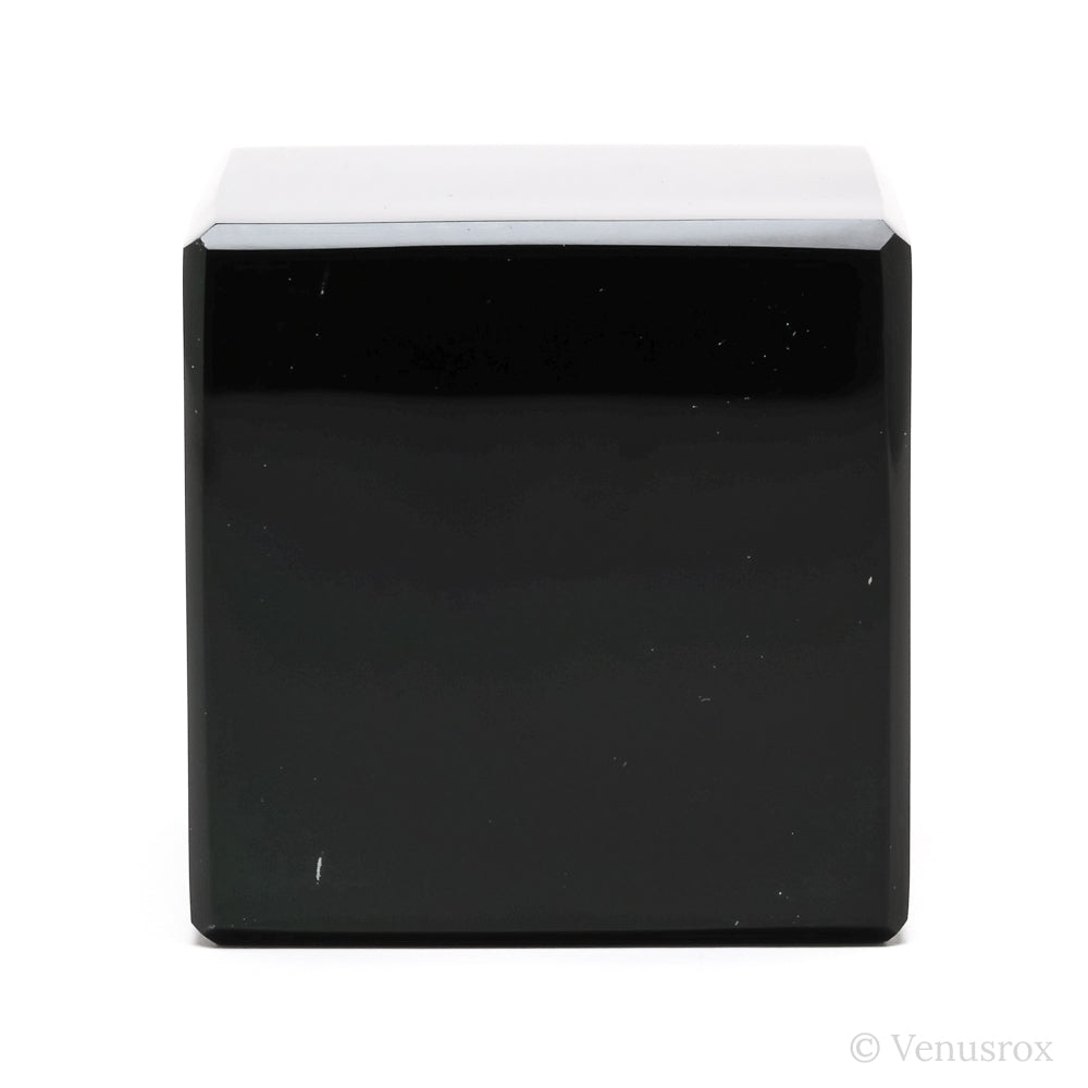 Black Obsidian Polished Cube from Mexico | Venusrox