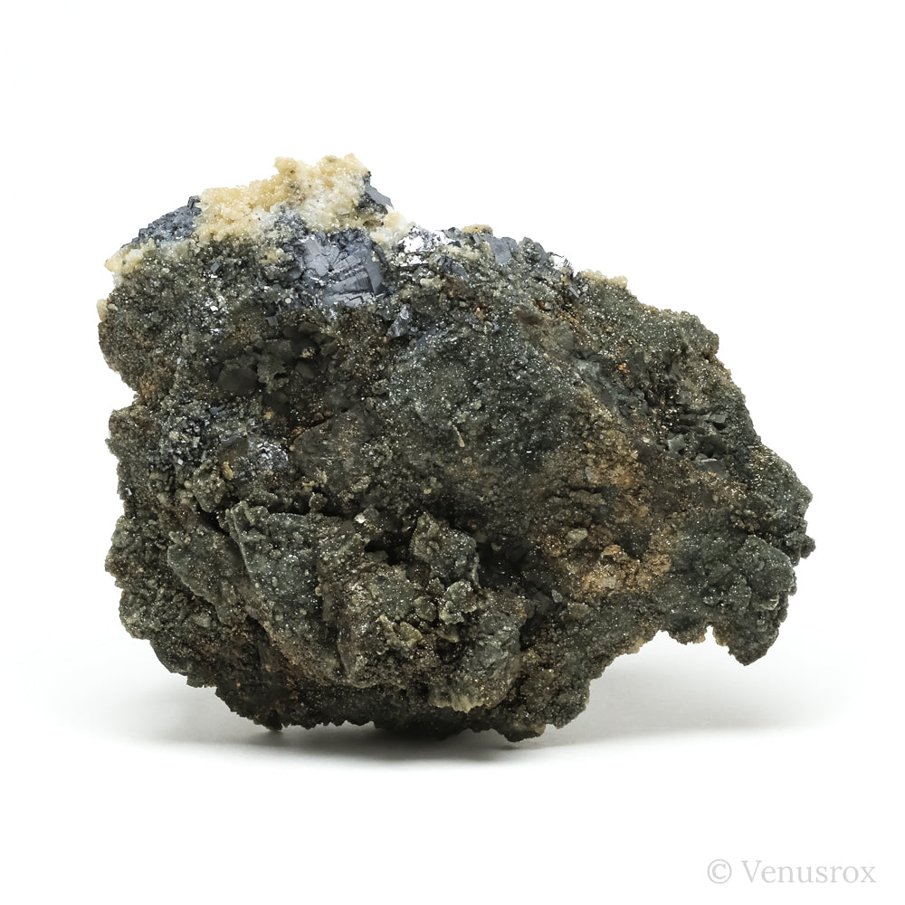 Pyrrhotite with Pyrite, Calcite & Galena Natural Cluster from the Trepča Mining Complex, Trepča Valley, Kosovska Mitrovica, Kosovska Mitrovica District, Kosovo | Venusrox