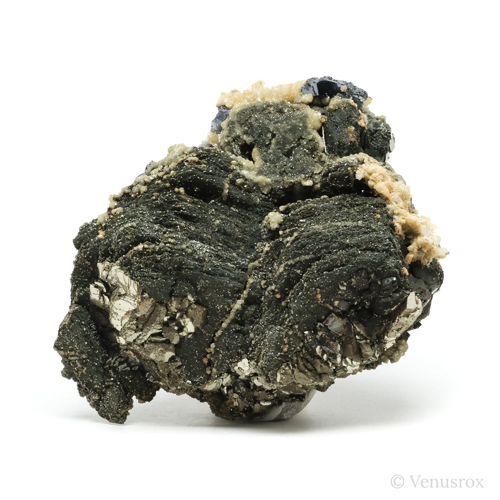 Pyrrhotite with Pyrite, Calcite & Galena Natural Cluster from the Trepča Mining Complex, Trepča Valley, Kosovska Mitrovica, Kosovska Mitrovica District, Kosovo | Venusrox