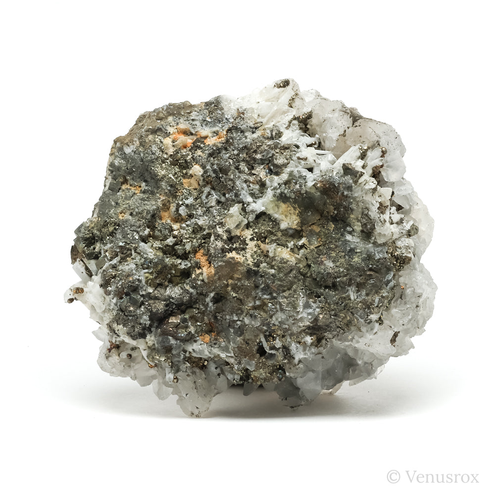 Chalcopyrite with Pyrite, Calcite & Quartz Natural Cluster from the Trepča Mining Complex, Trepča Valley, Kosovska Mitrovica, Kosovska Mitrovica District, Kosovo | Venusrox