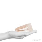Pink Lemurian Quartz Part Polished/Part Natural Point from Diamantina, Minas Gerais, Brazil | Venusrox