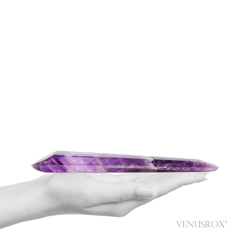 Amethyst Phantom Polished Double Terminated Point from Brazil | Venusrox