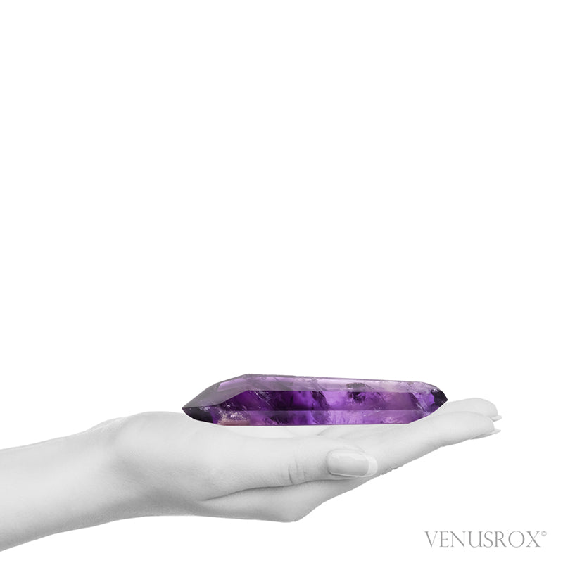 Amethyst Phantom Polished Double Terminated Point from Brazil | Venusrox