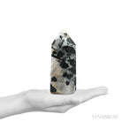 Tourmalinated Quartz Polished Point from Brazil | Venusrox