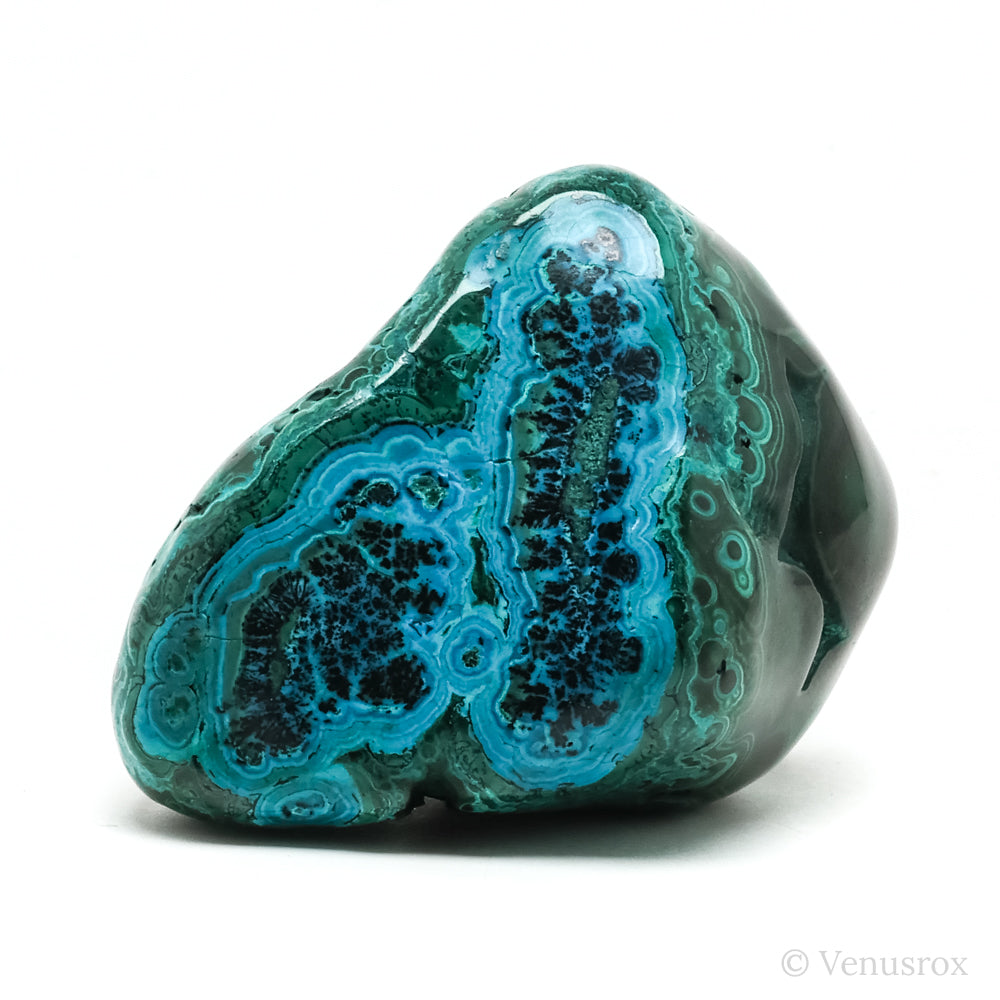 Malachite with Chrysocolla Polished Crystal from the Democratic Republic of Congo | Venusrox