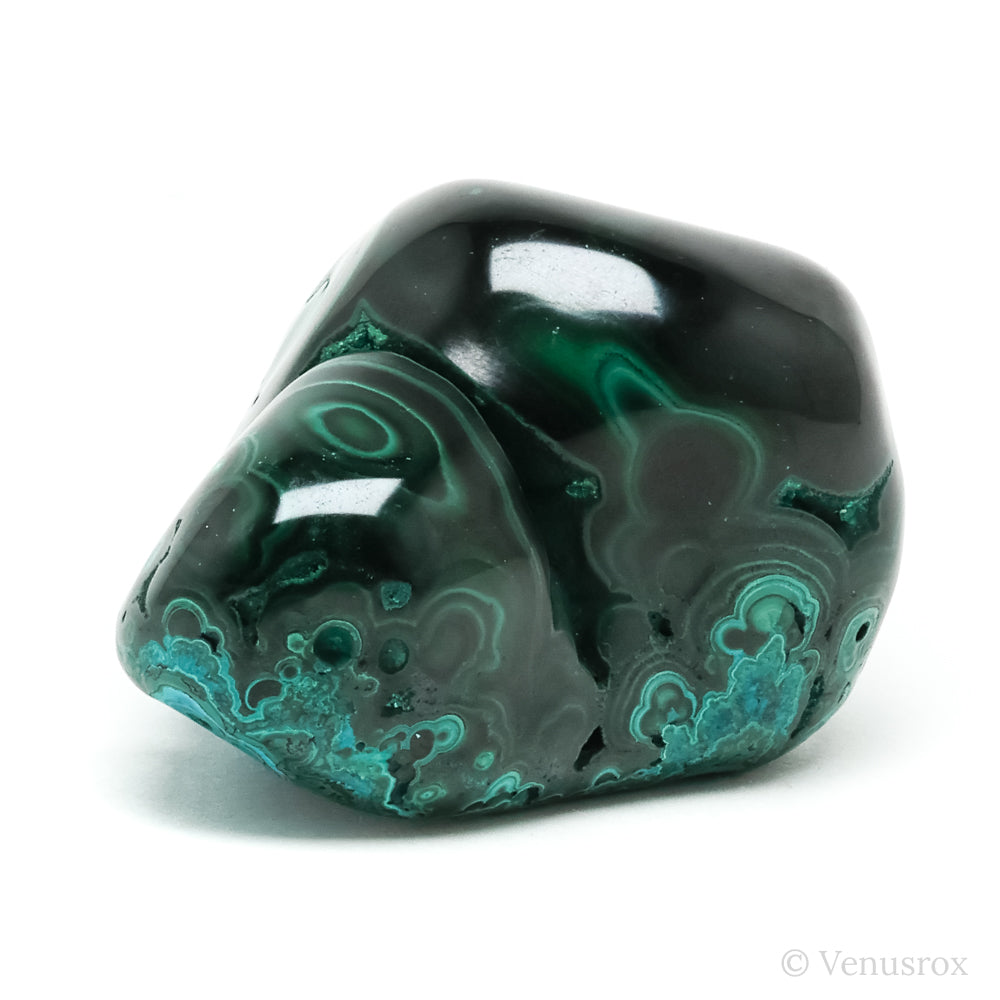 Malachite with Chrysocolla Polished Crystal from the Democratic Republic of Congo | Venusrox