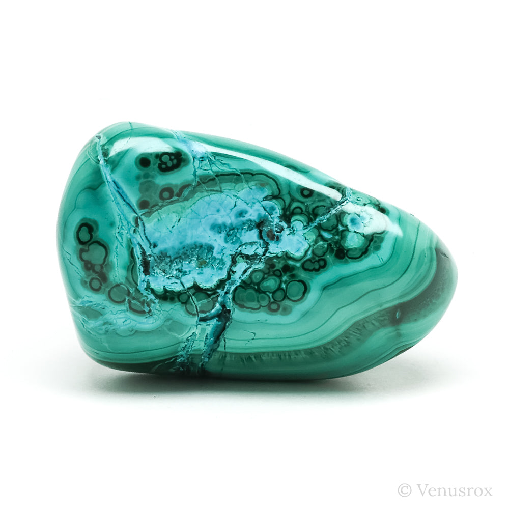 Malachite with Chrysocolla Polished Crystal from the Democratic Republic of Congo | Venusrox