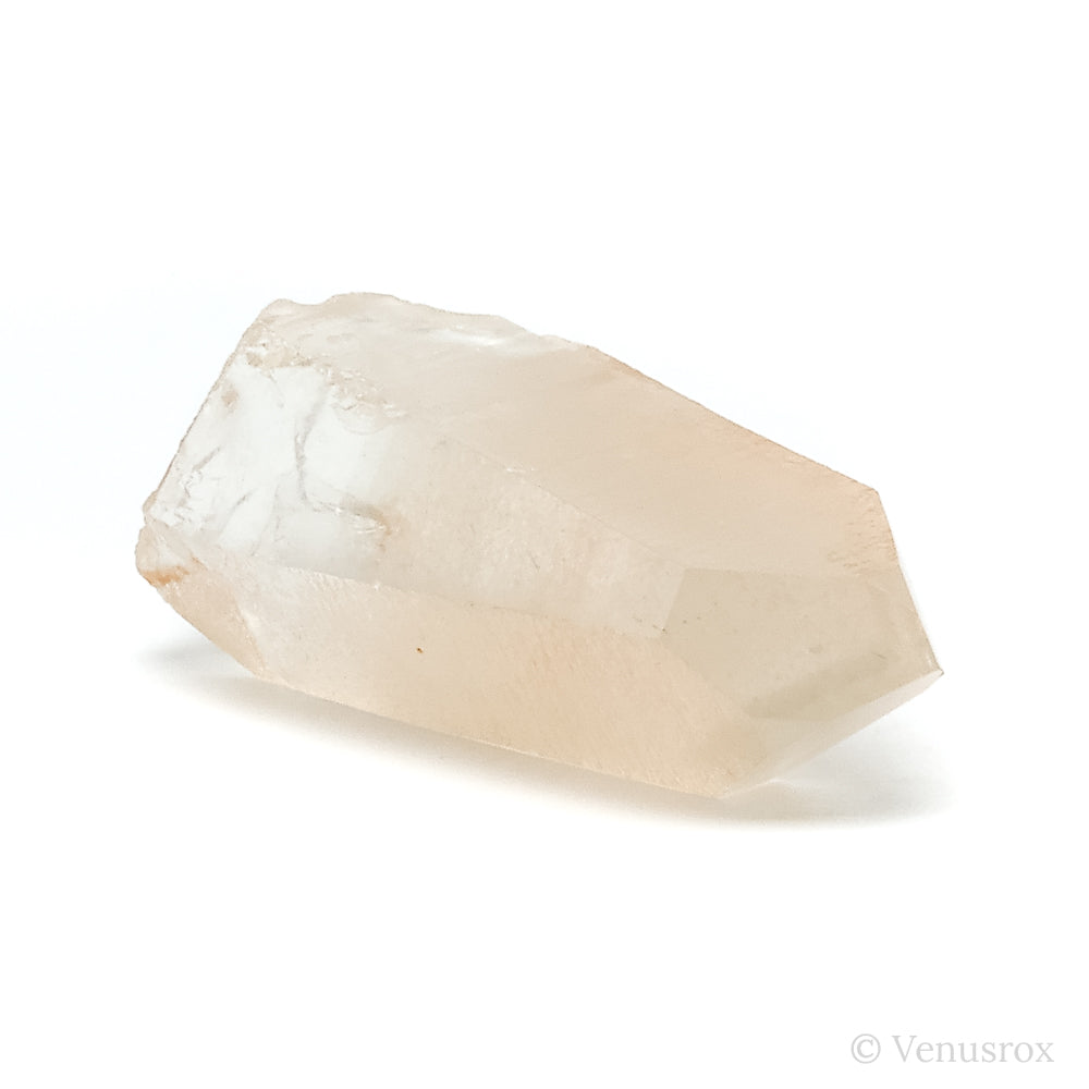 Tangerine Lemurian Quartz Part Polished/Part Natural Point from Brazil | Venusrox
