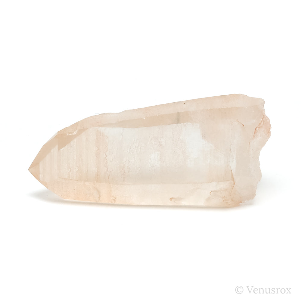 Tangerine Lemurian Quartz Part Polished/Part Natural Point from Brazil | Venusrox