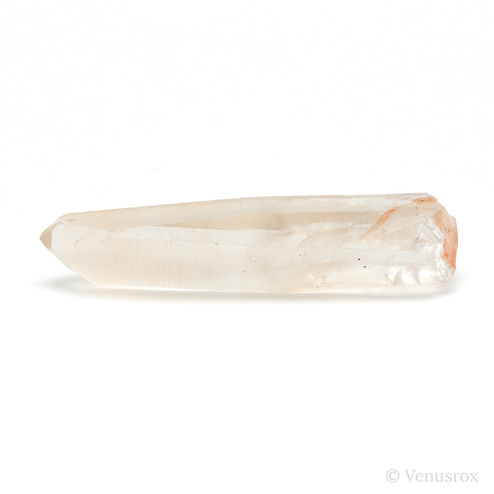 Tangerine Lemurian Quartz Part Polished/Part Natural Point from Brazil | Venusrox